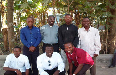 Fr Kerny and pre-seminarians